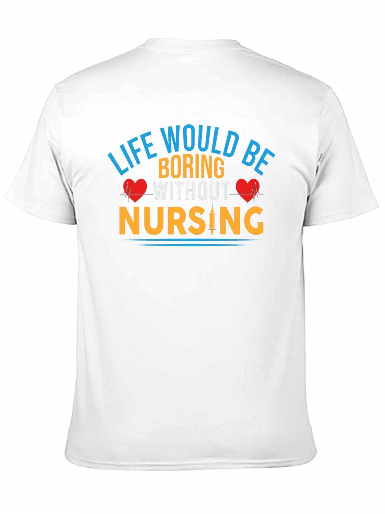 Black Life Would Be Boring Without Nursing T-Shirt view 11