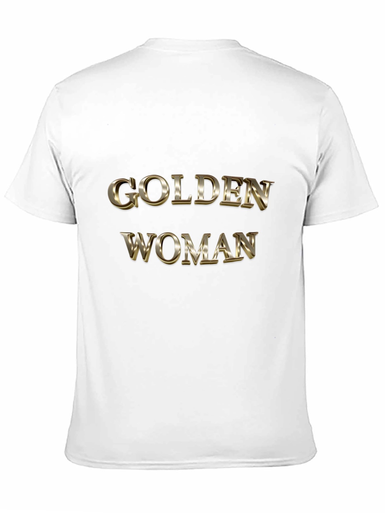 Black Golden Woman Graphic Black T-Shirt view 11