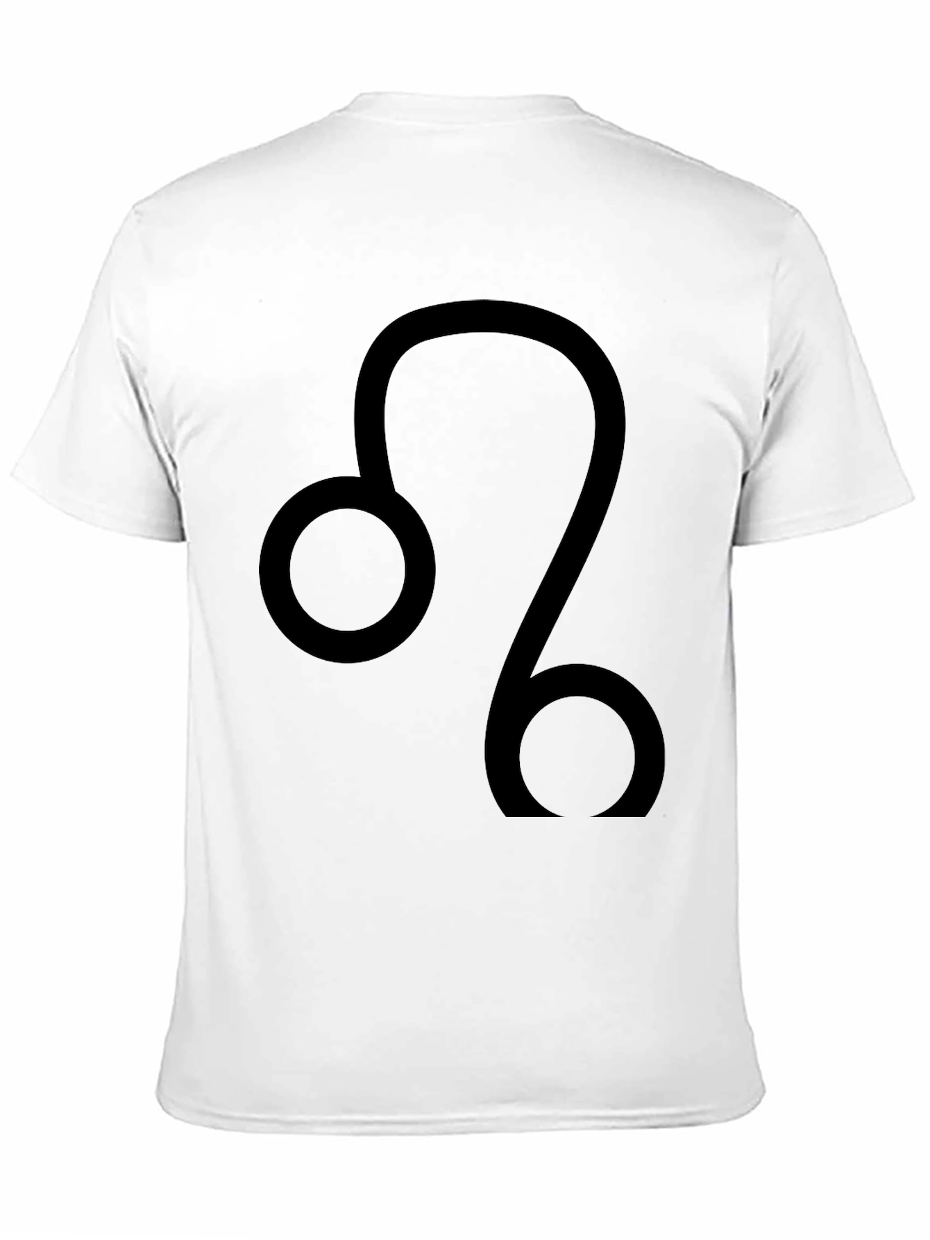 Black Leo Zodiac Sign Graphic Tee - Black view 11