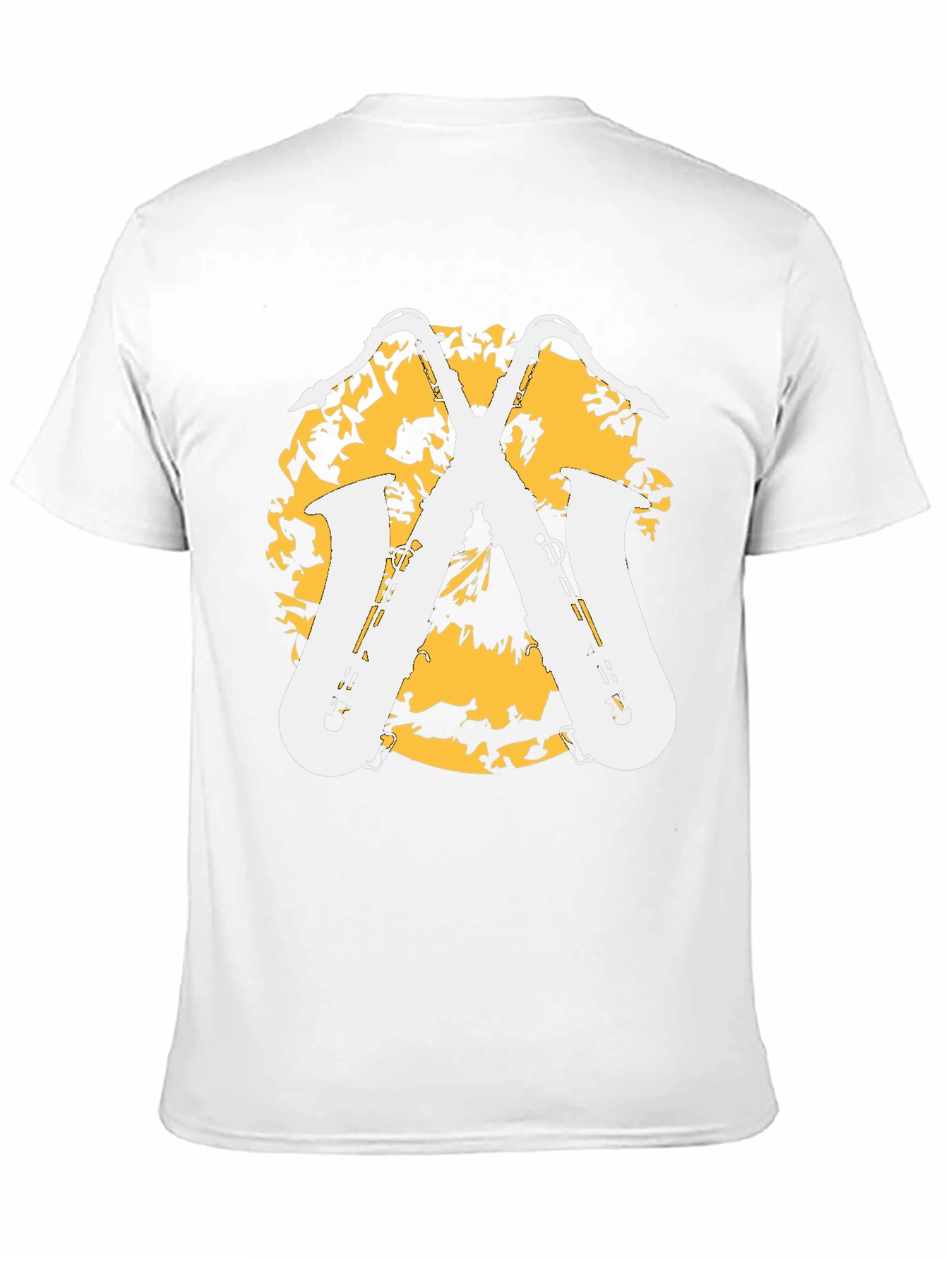 Black Saxophone Graphic Tee - Stylish Music Lover's Shirt view 11