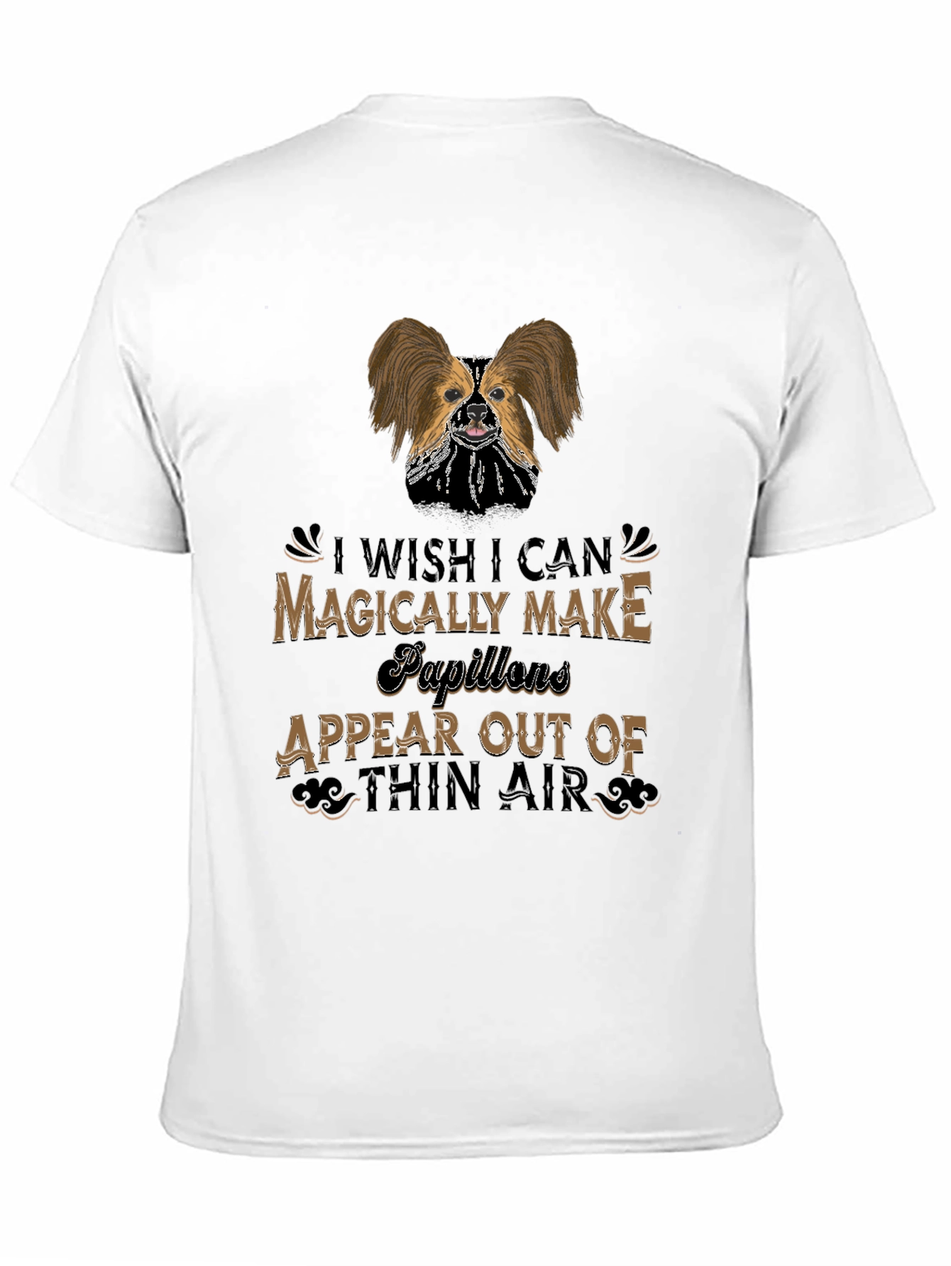 Magical Papillon T-Shirt, Pet Lover Tee - 11