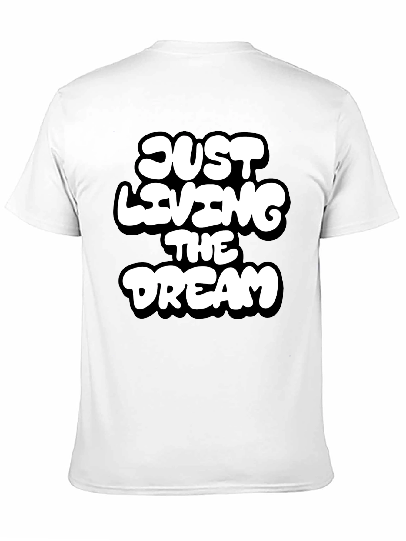 Black Just Living the Dream Graphic T-Shirt view 11