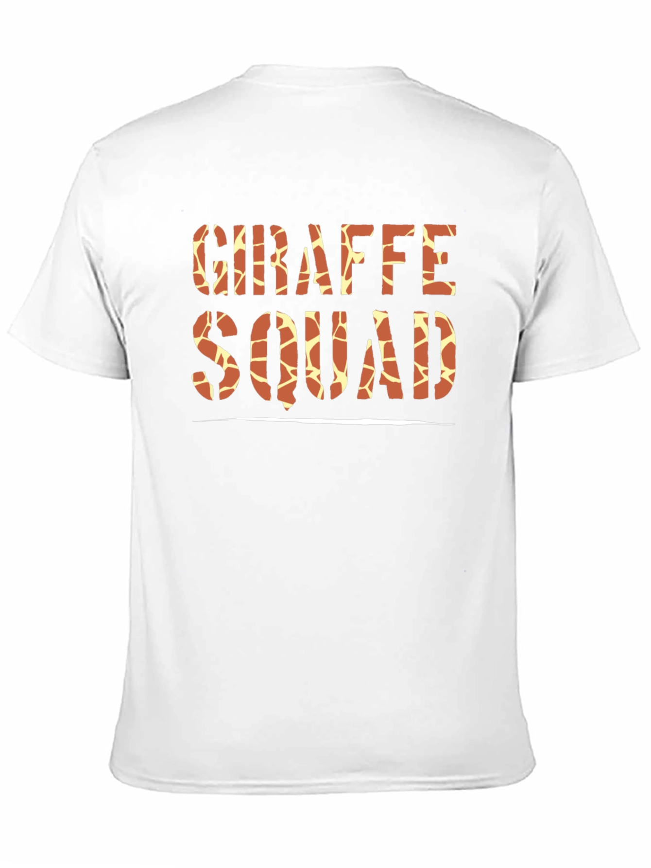 Black Giraffe Squad Graphic Tee - Black Cotton Crew Neck T-Shirt view 11