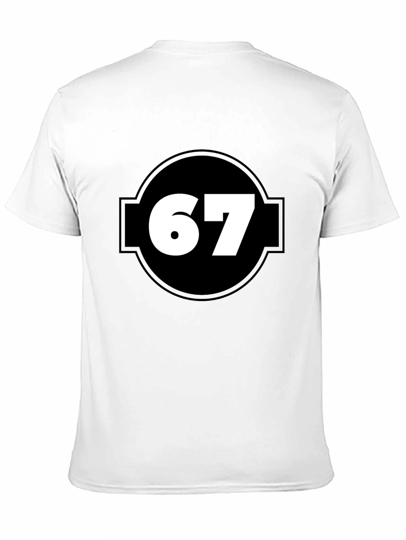 Black 67 Graphic Print Black Cotton T-Shirt view 11