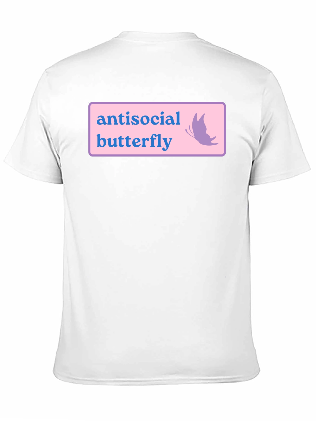 Black Antisocial Butterfly Graphic Tee - Black view 11