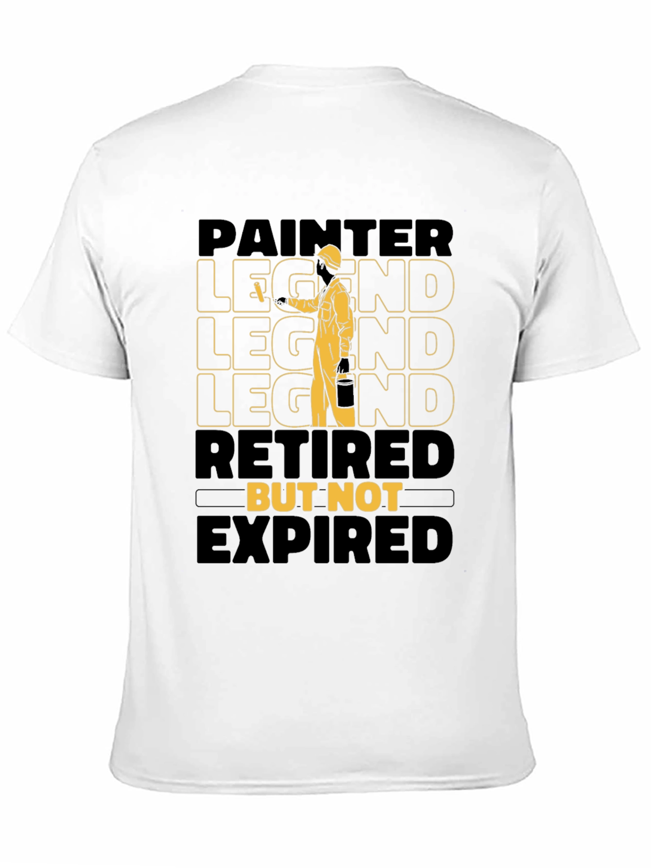 Black Painter Legend Retired Men's T-Shirt view 11
