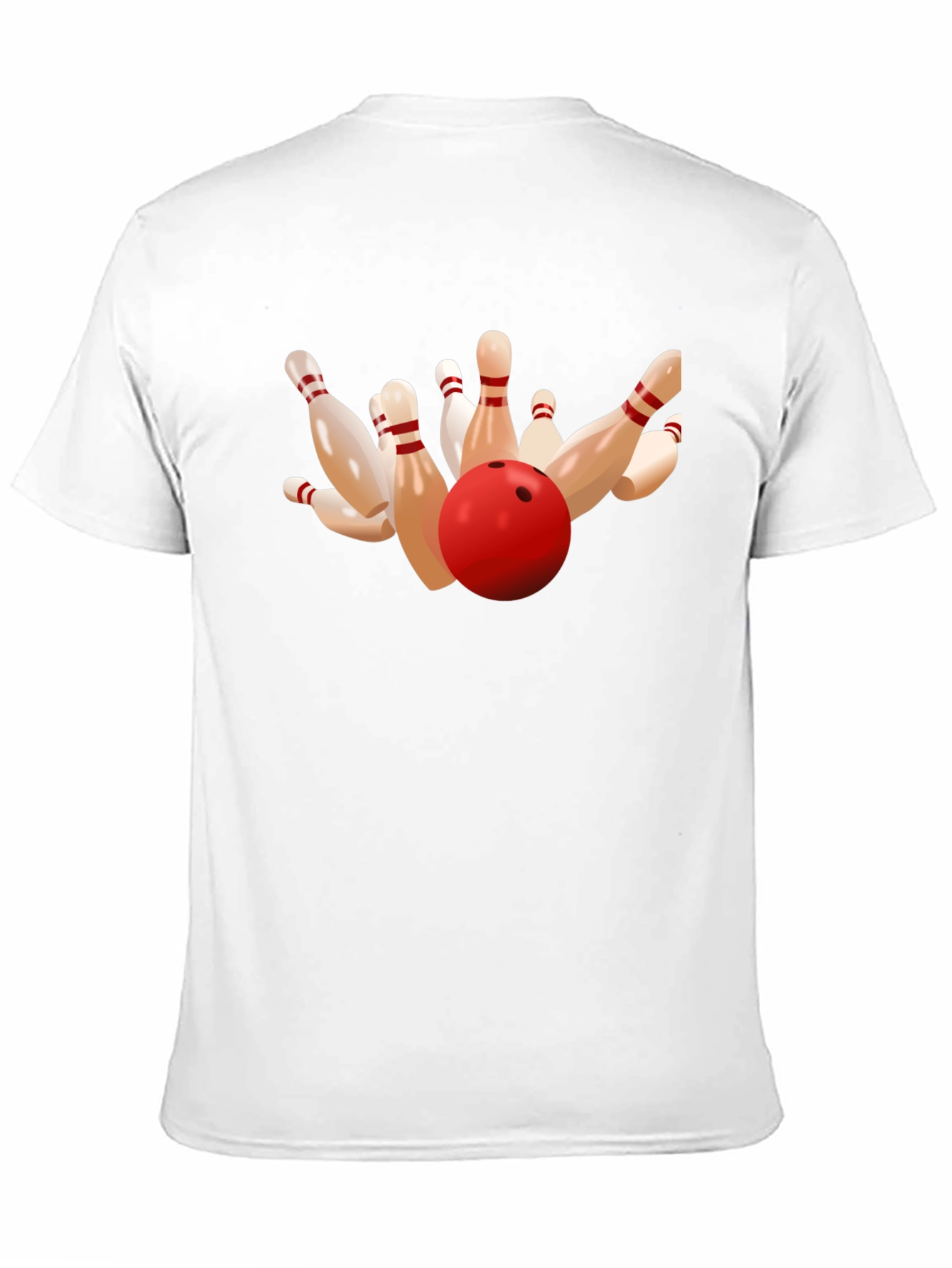 Black Bowling Strike Graphic Tee - Black view 11