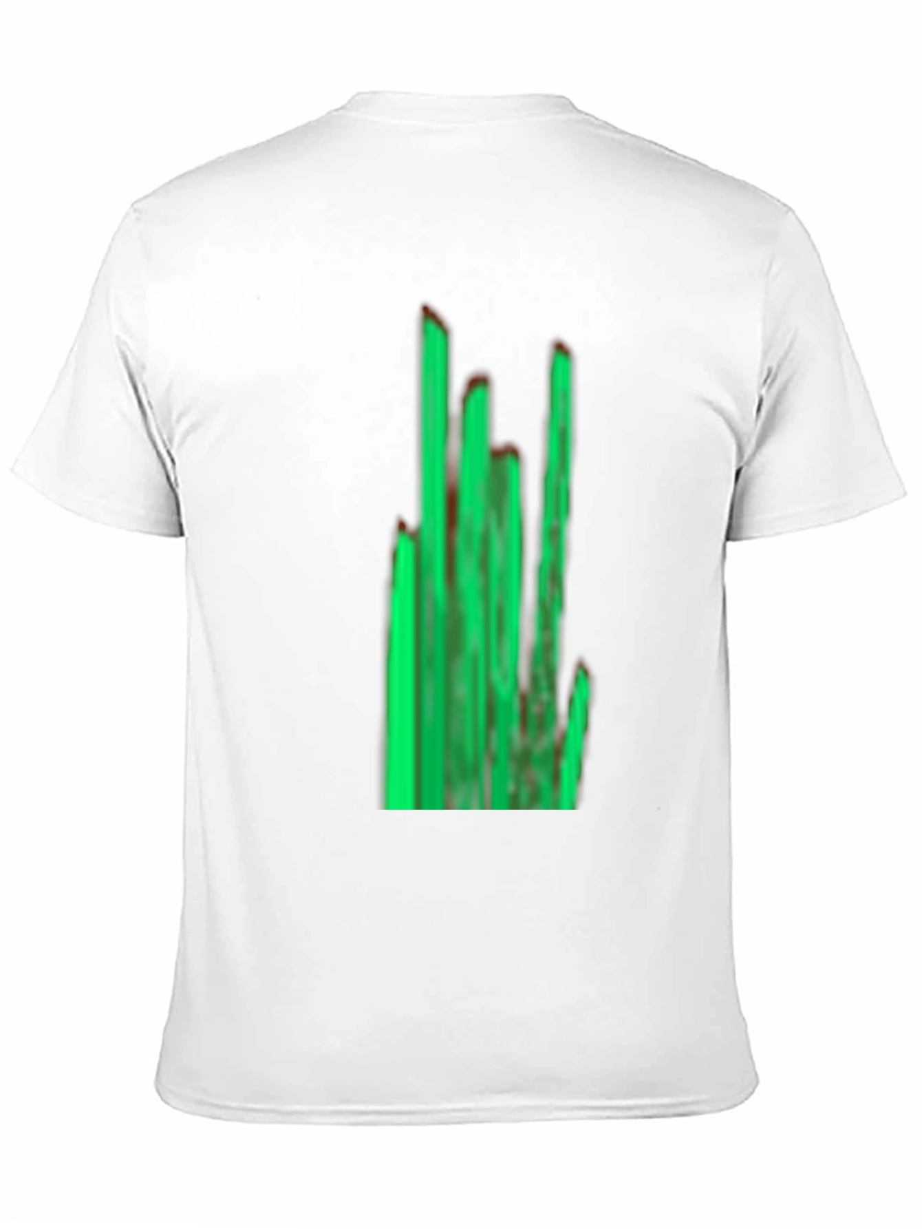 Black Green Graphic Black T-Shirt view 11
