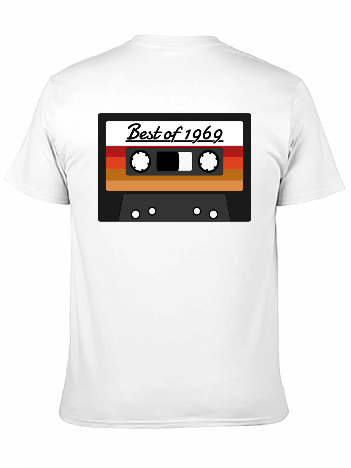 Black Best of 1969 Cassette Tape Graphic Tee view 11