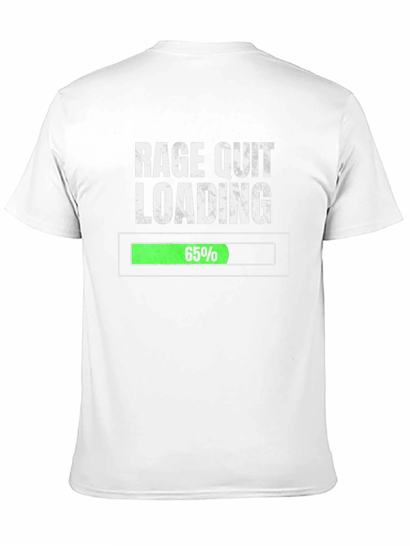 Black Rage Quit Loading T-Shirt - Gamer Humor Tee view 11
