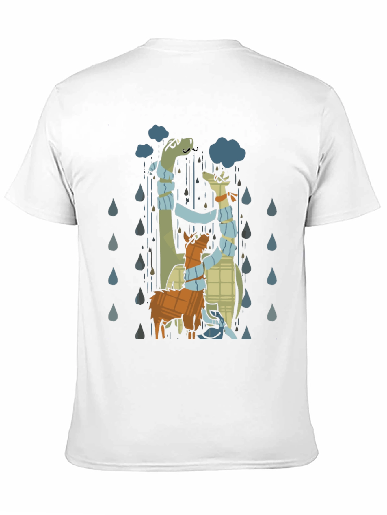 Black Rainy Day Animal Trio T-Shirt view 11