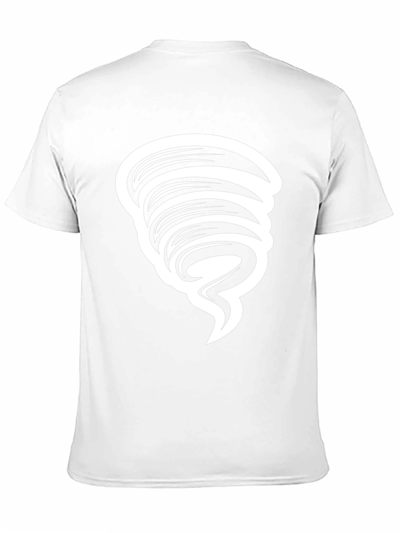 Black Tornado Graphic Black T-Shirt view 11
