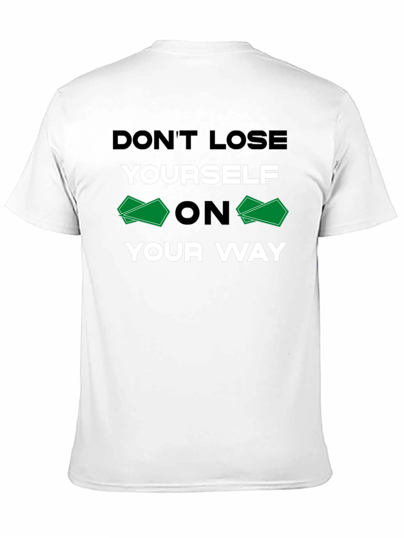 Black Don't Lose Yourself T-Shirt view 11