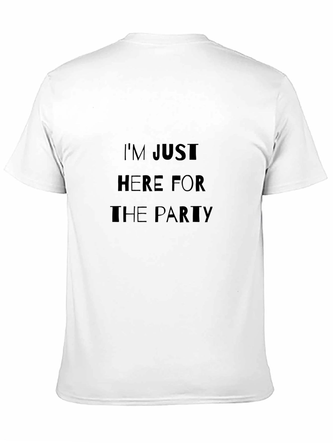 Black Party Ready: Men's Graphic T-Shirt view 11