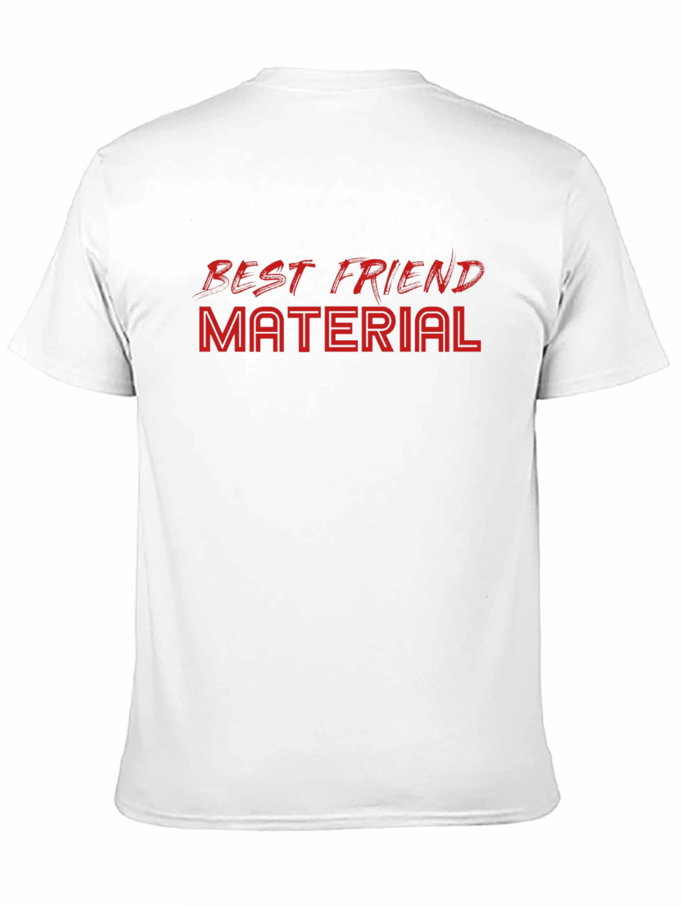 Black Best Friend Material Graphic T-Shirt view 11