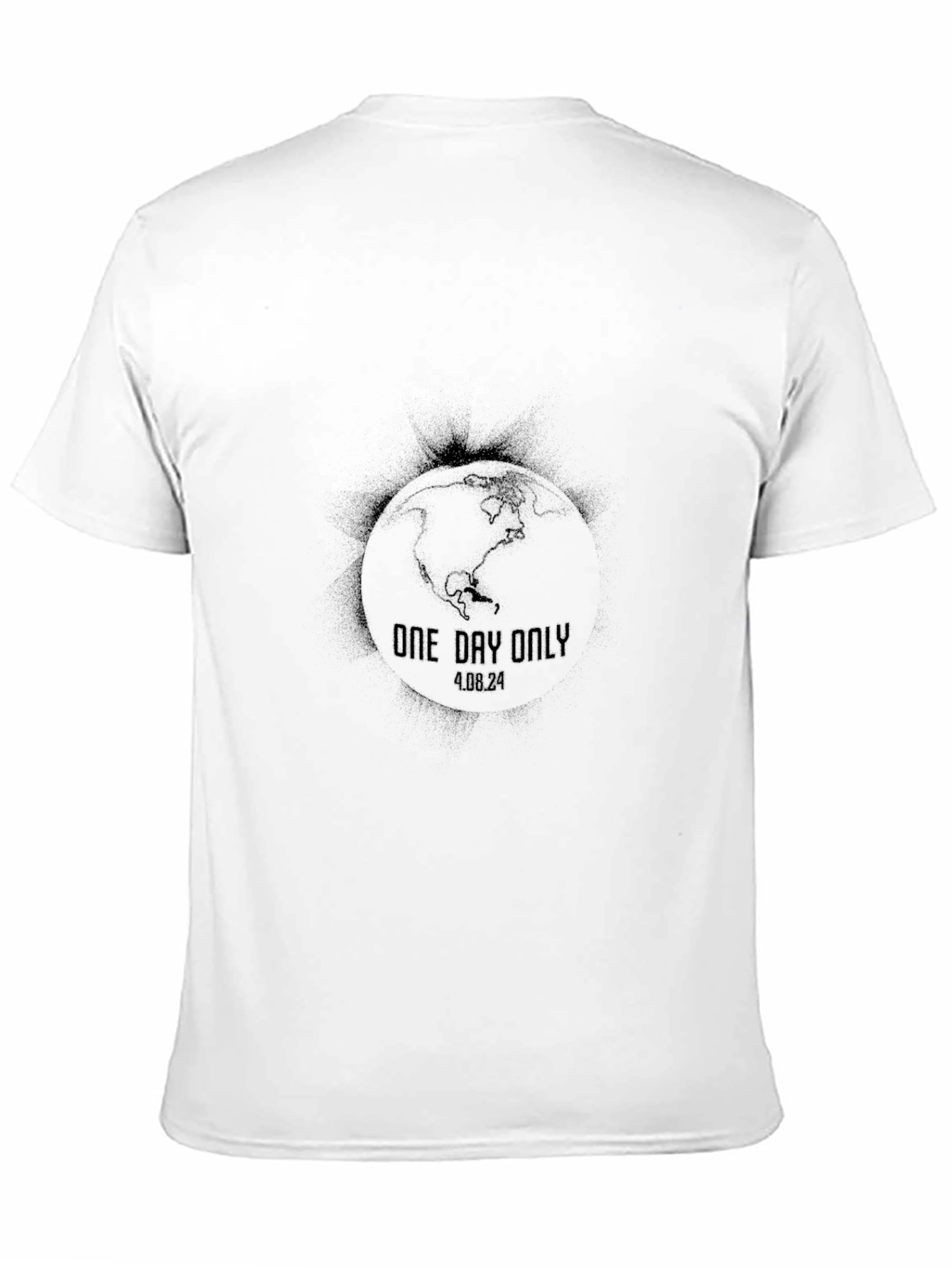 Black One Day Only Black T-Shirt view 11