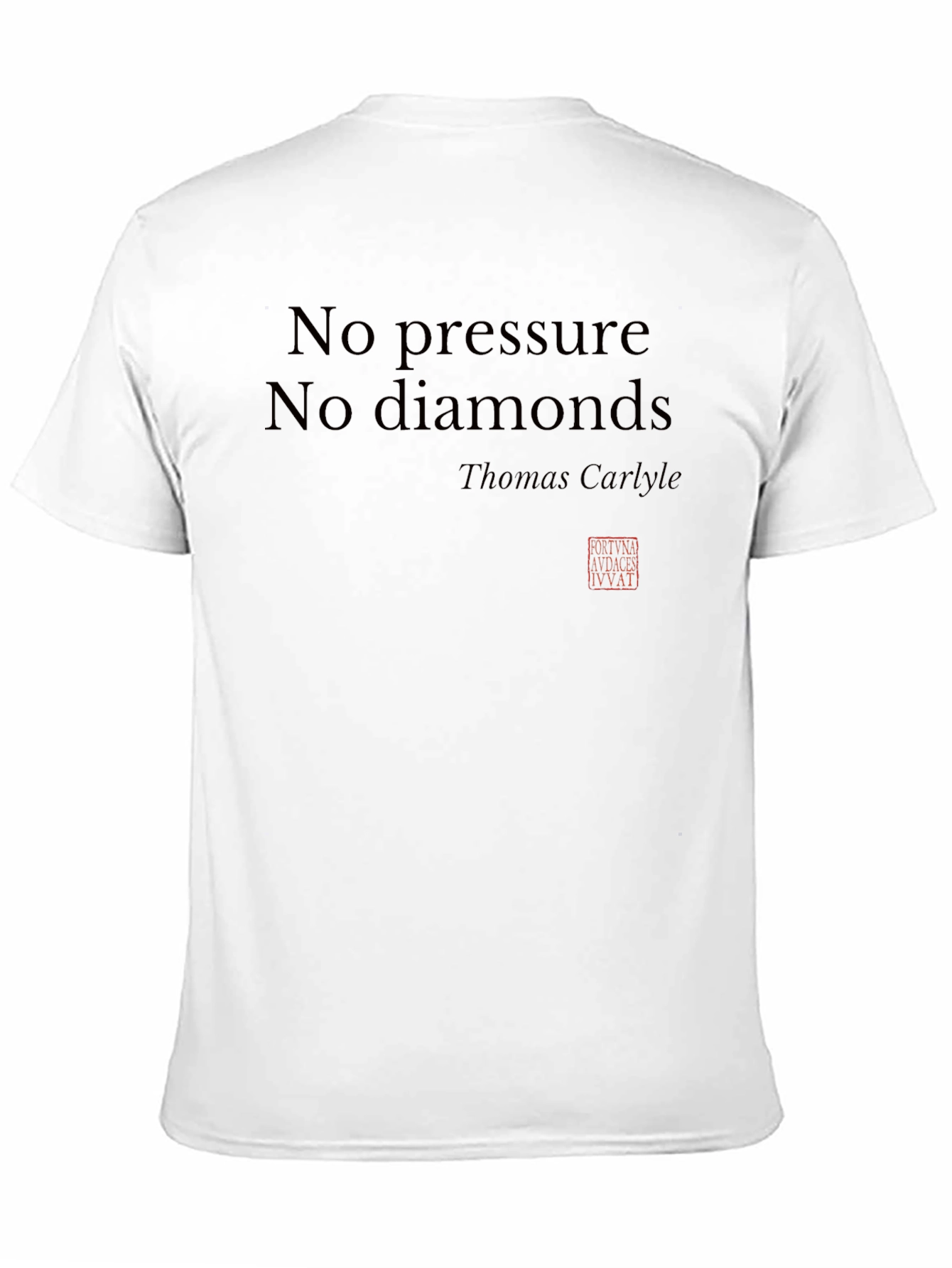 Black No Pressure No Diamonds Graphic T-Shirt view 11