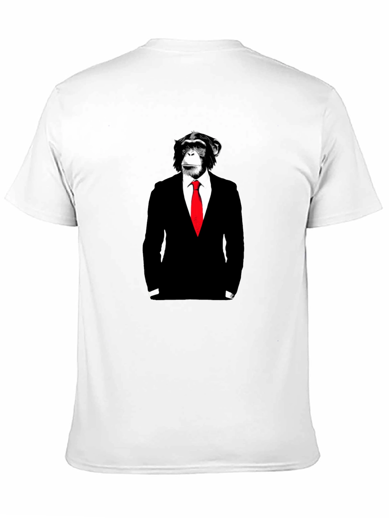 Black Chimpanzee Suit Graphic Tee view 11