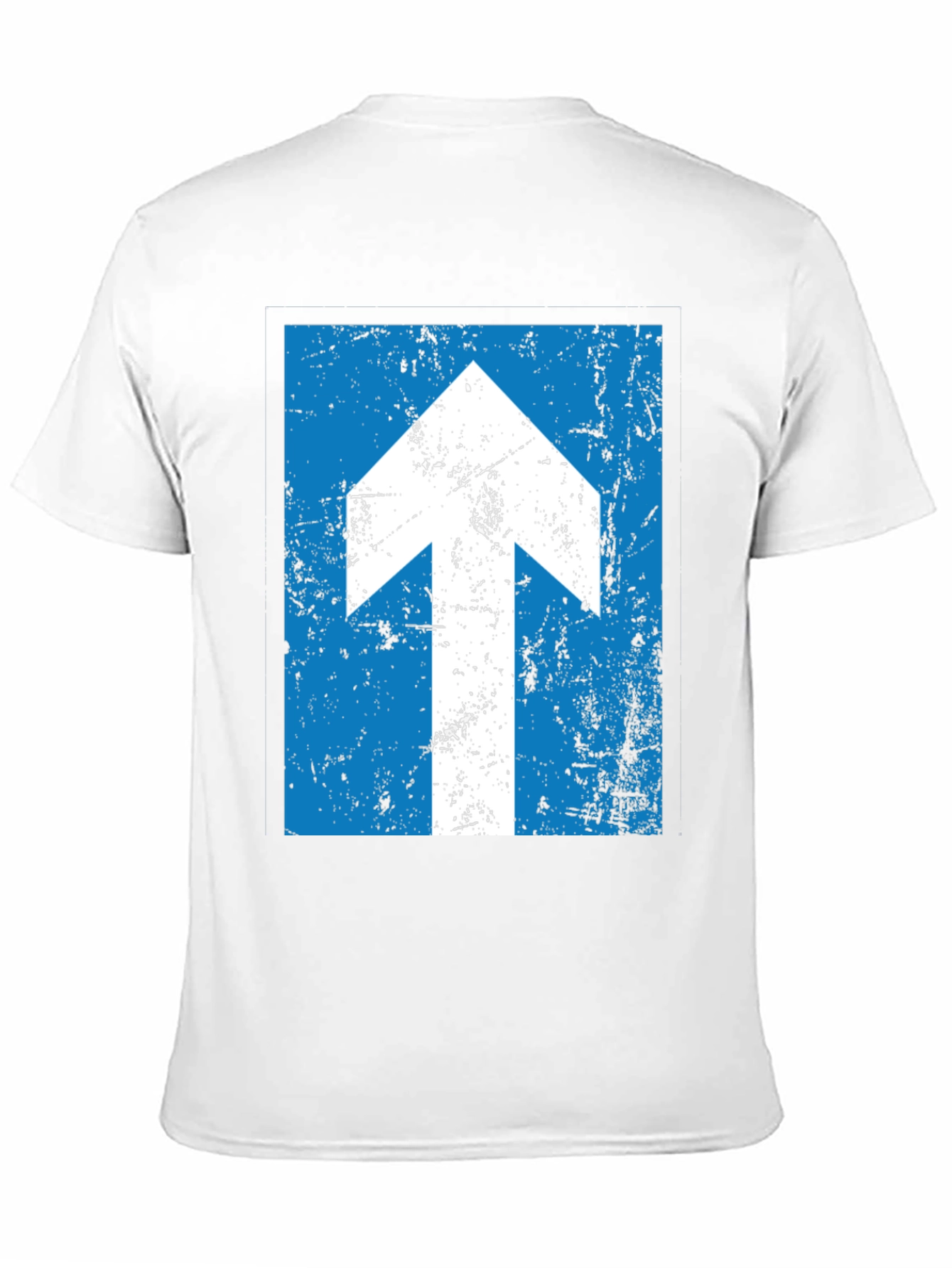 Black Up Arrow Distressed T-Shirt view 11