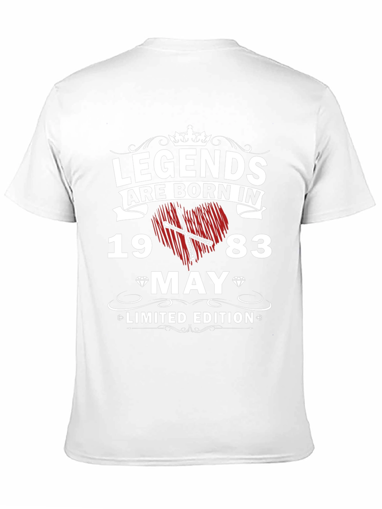 Black Legends Born In 1983 May Limited Edition T-Shirt view 11