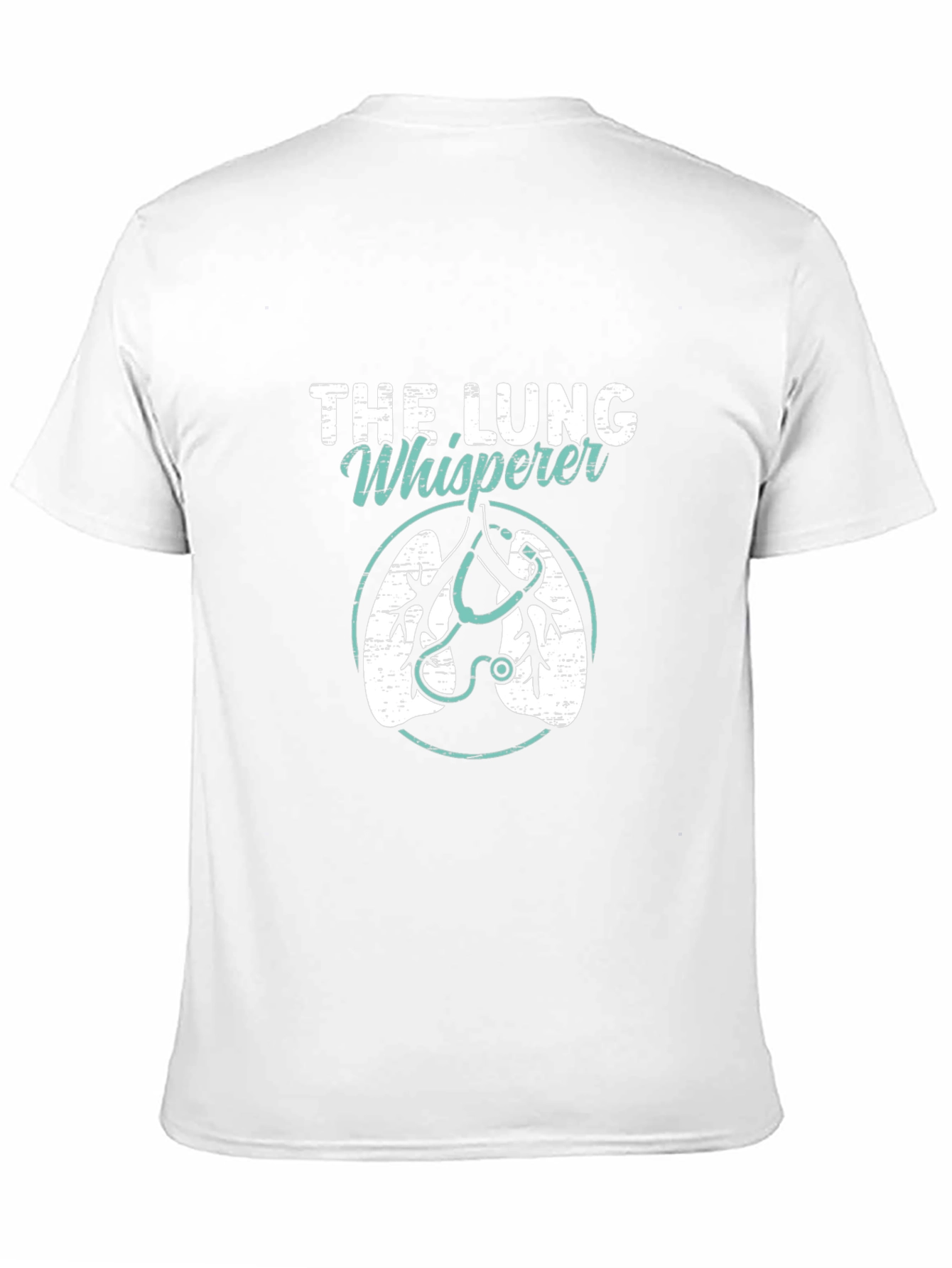 Black The Lung Whisperer Graphic T-Shirt - Black Cotton Tee view 11