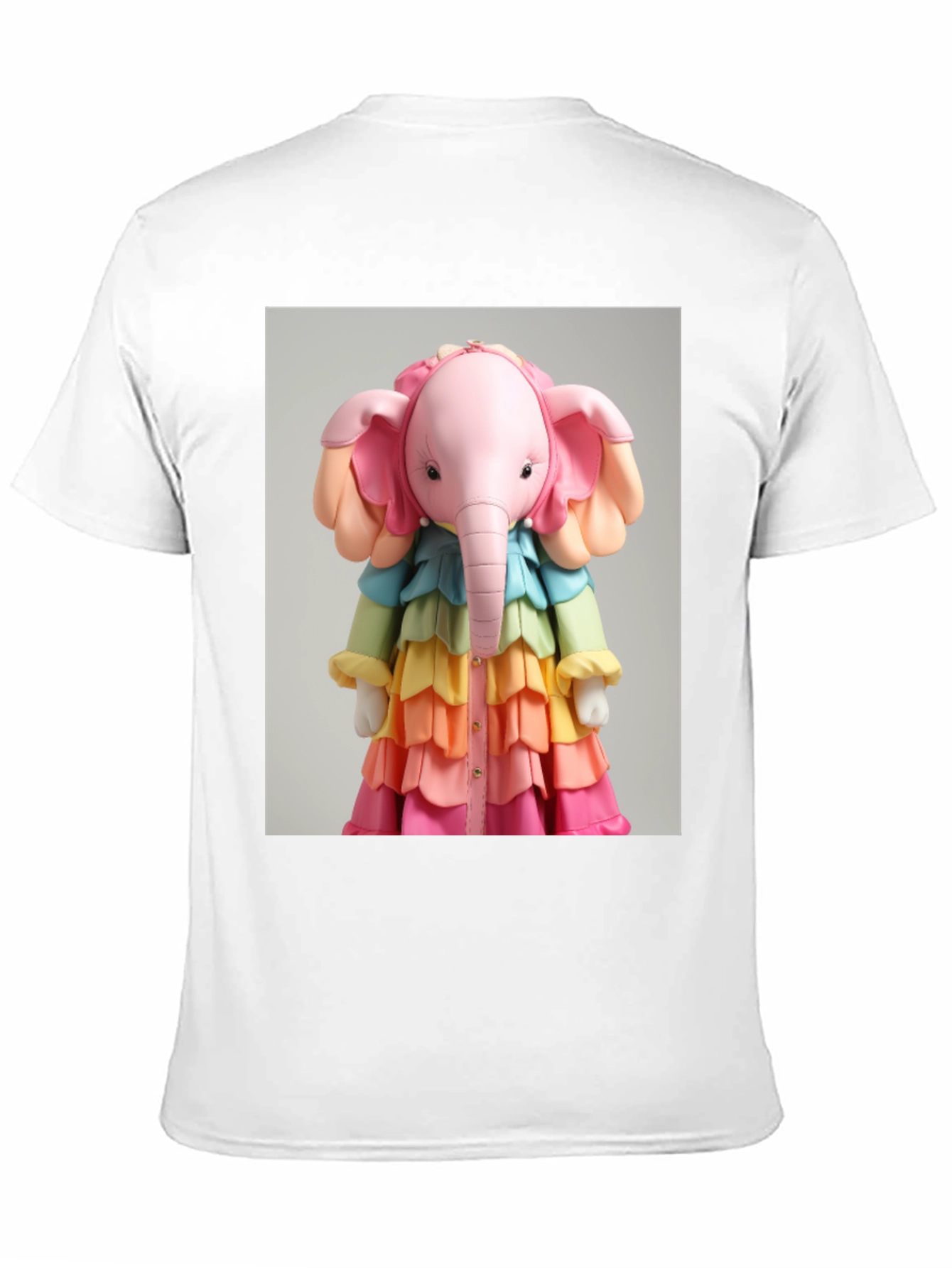 Black Elephant Puppet Graphic Tee view 11