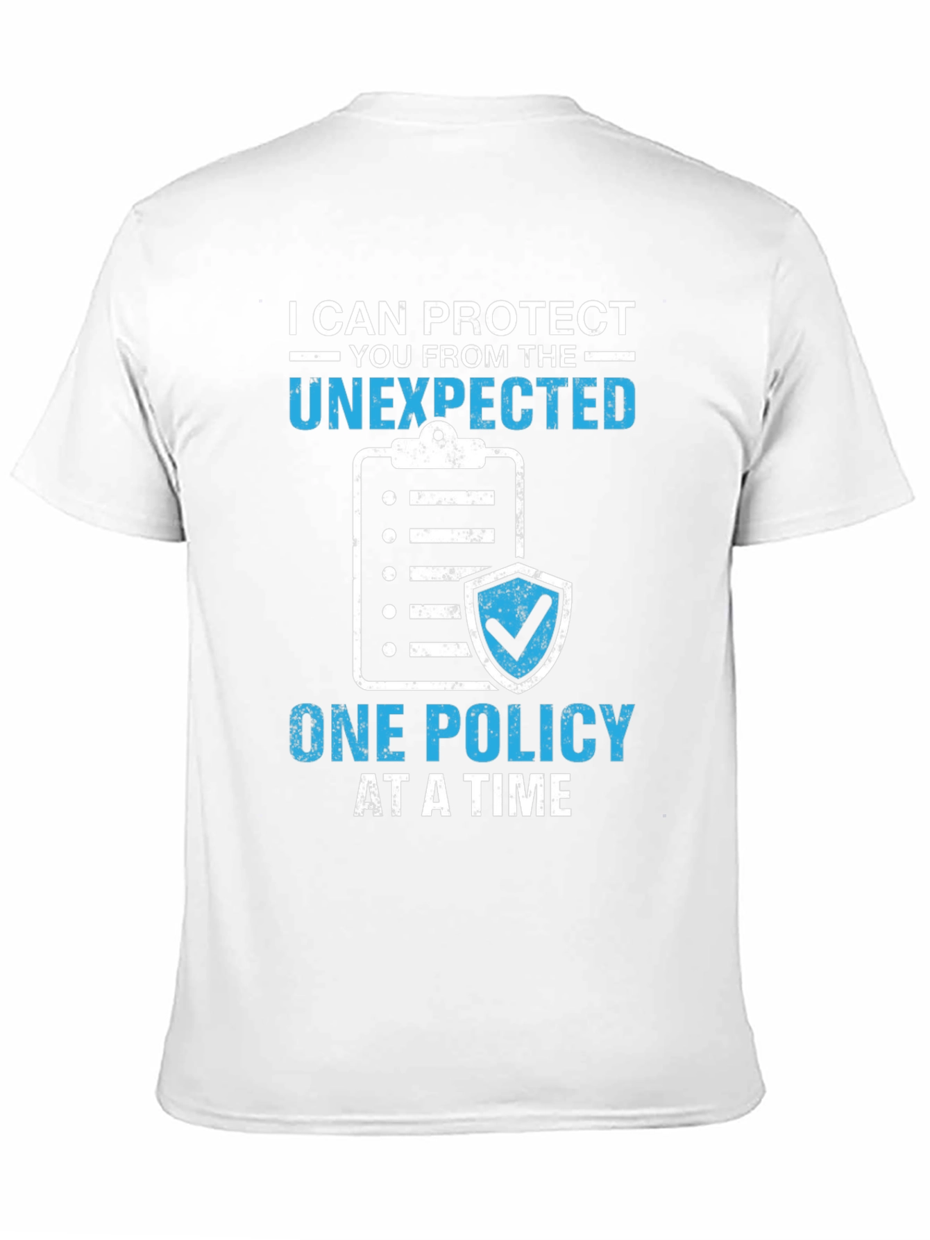 Black Protect the Unexpected Insurance Policy T-Shirt view 11