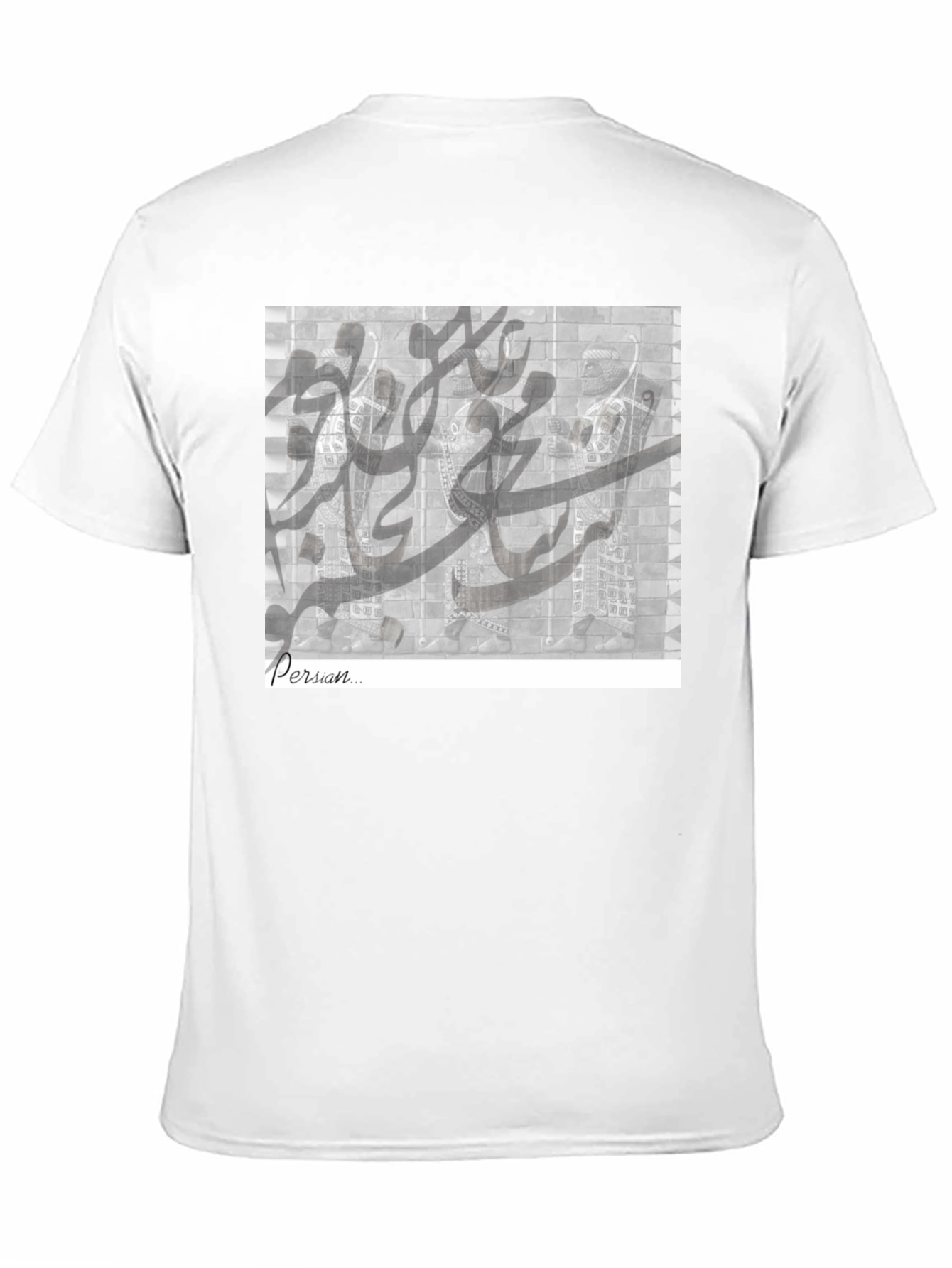 Black Persian Calligraphy Graphic T-Shirt - Unisex view 11