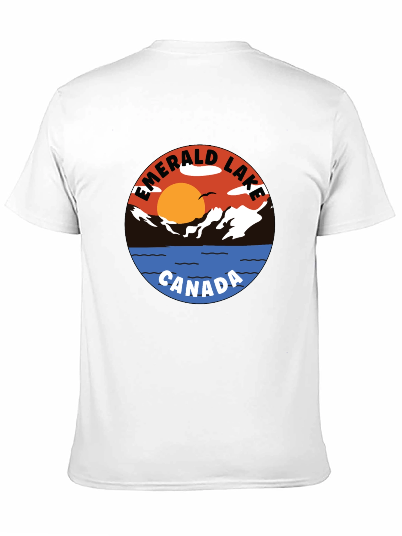 Black Emerald Lake Canada Graphic Tee view 11