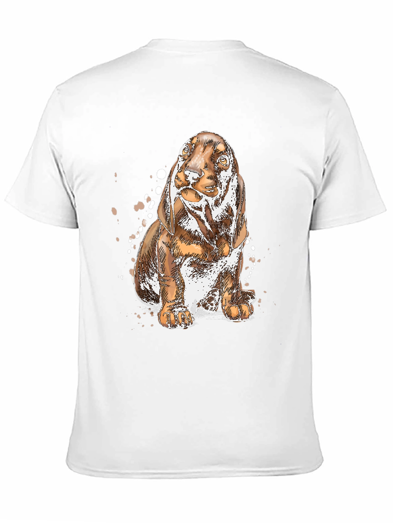 Black Dog Sketch Graphic Tee - Black view 11