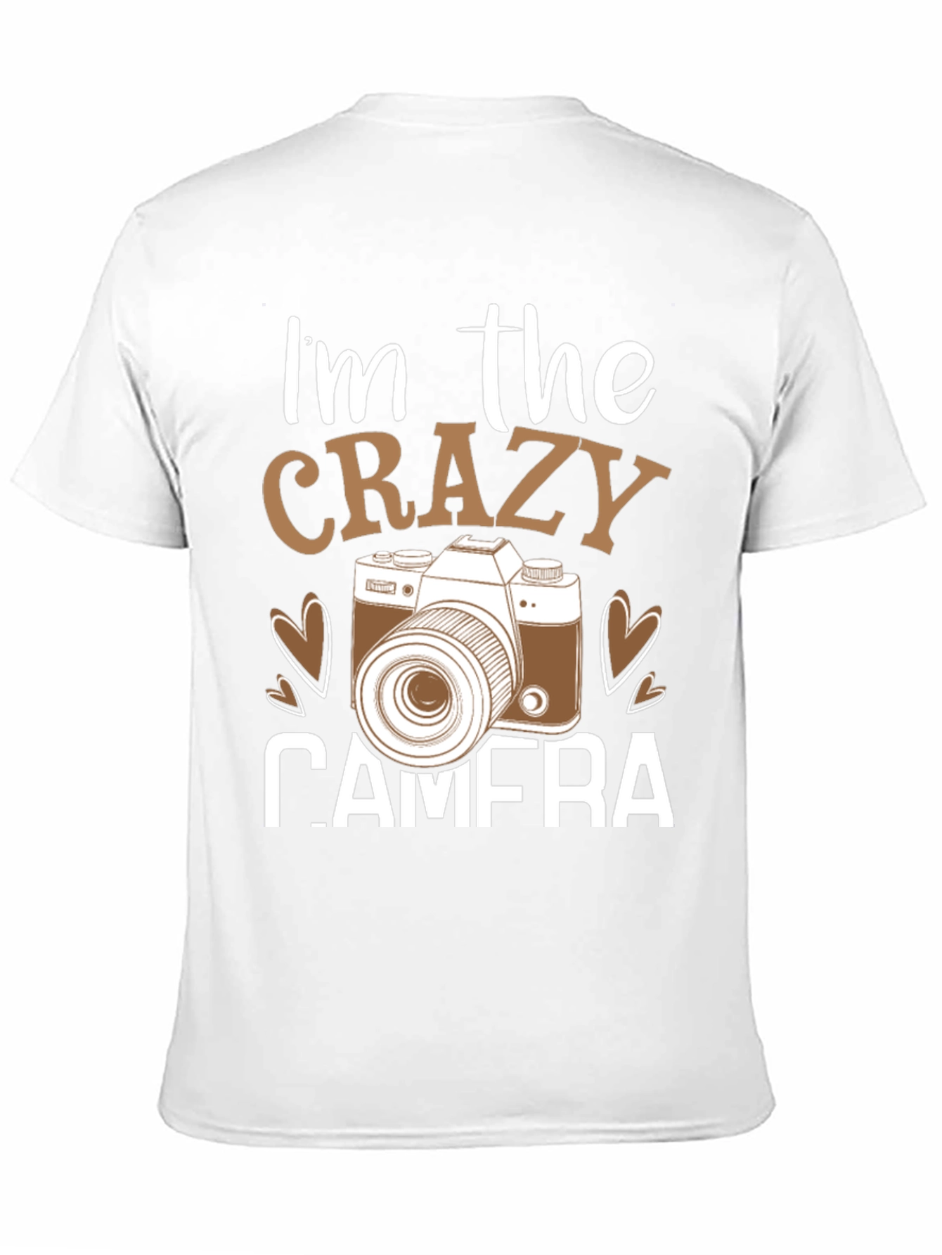 Black Crazy Camera T-Shirt - Photography Lover Gift view 11