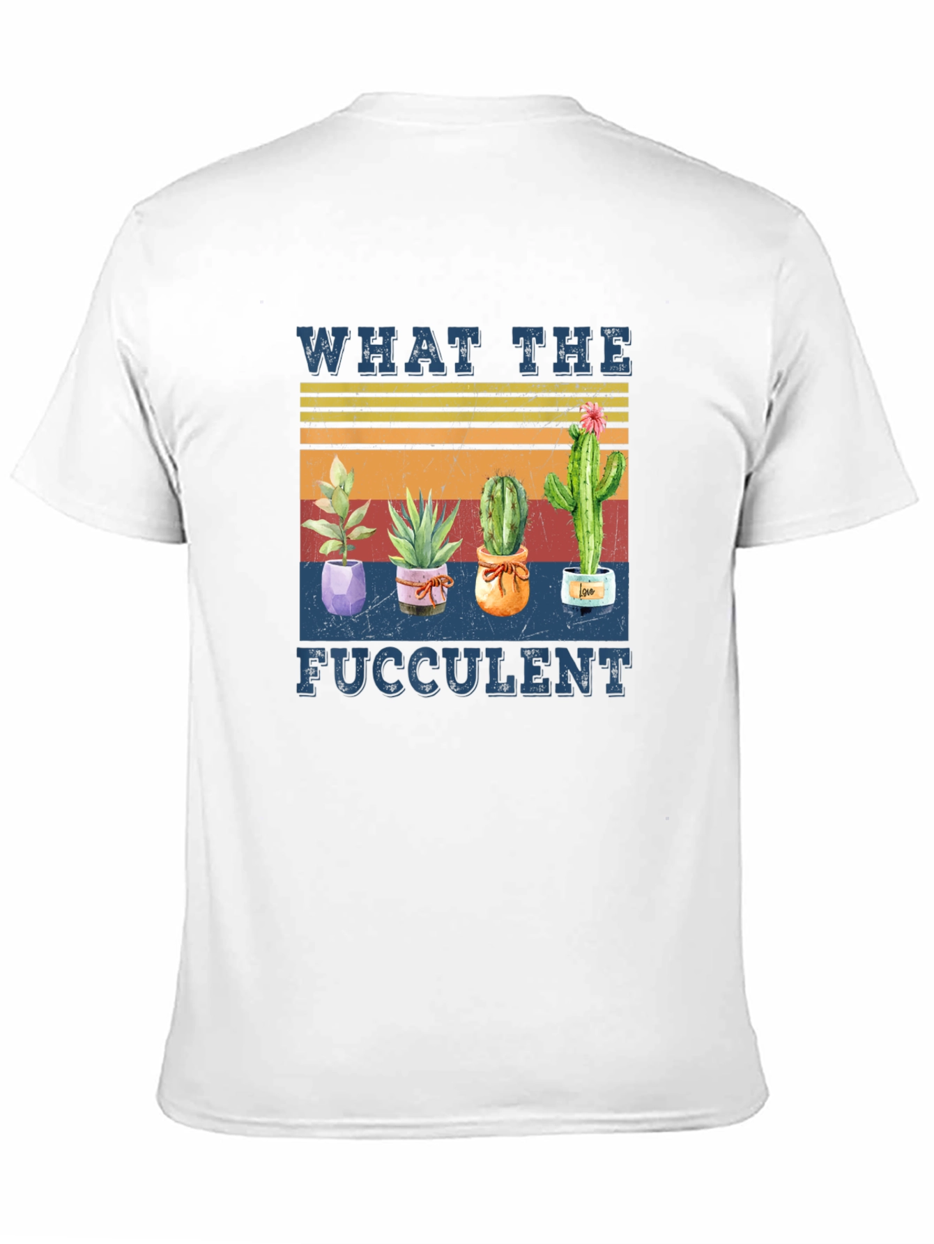 Black What The Fucculent Cactus Graphic Tee view 11