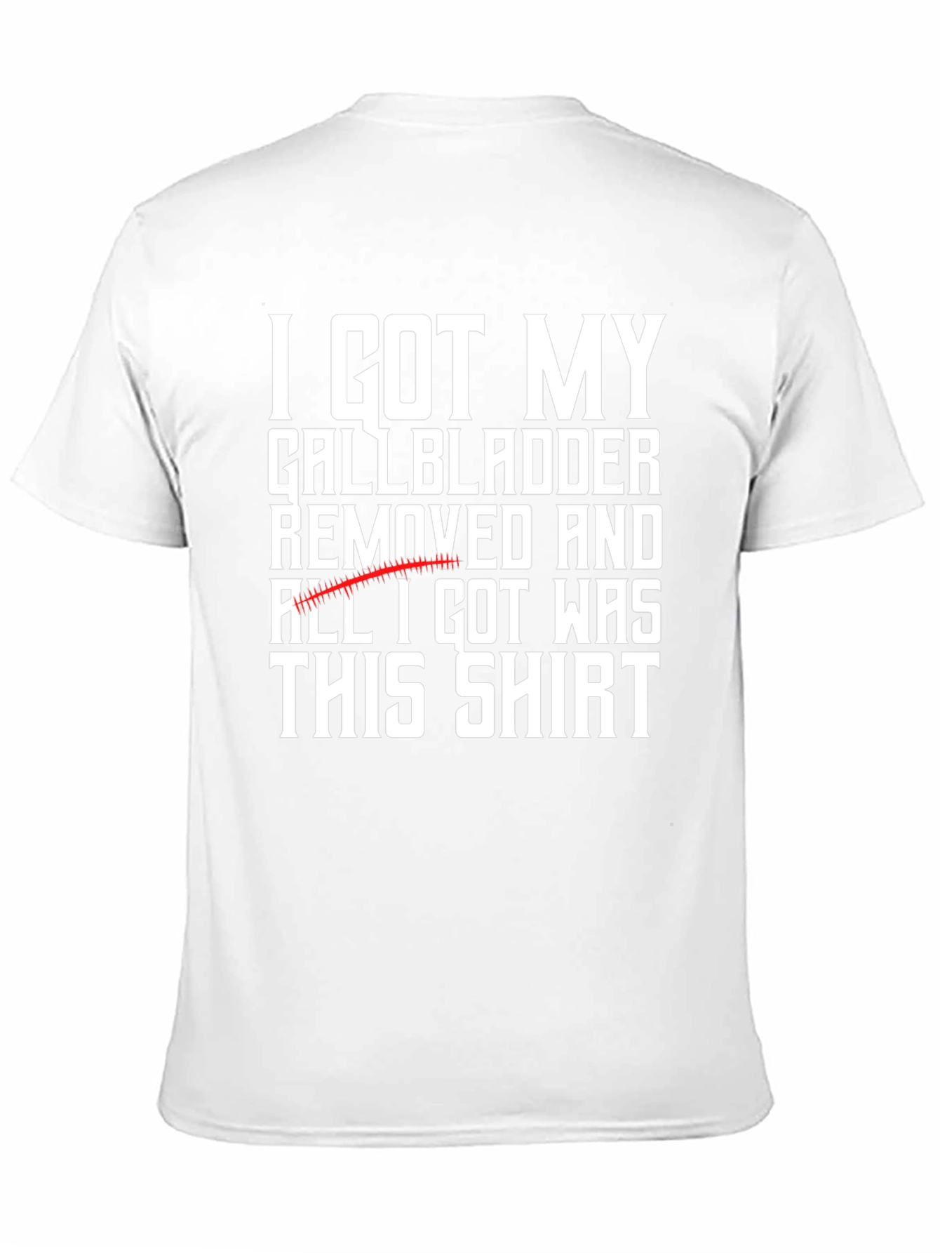 Black Gallbladder Removed Shirt Funny Get Well Gift Tee view 11