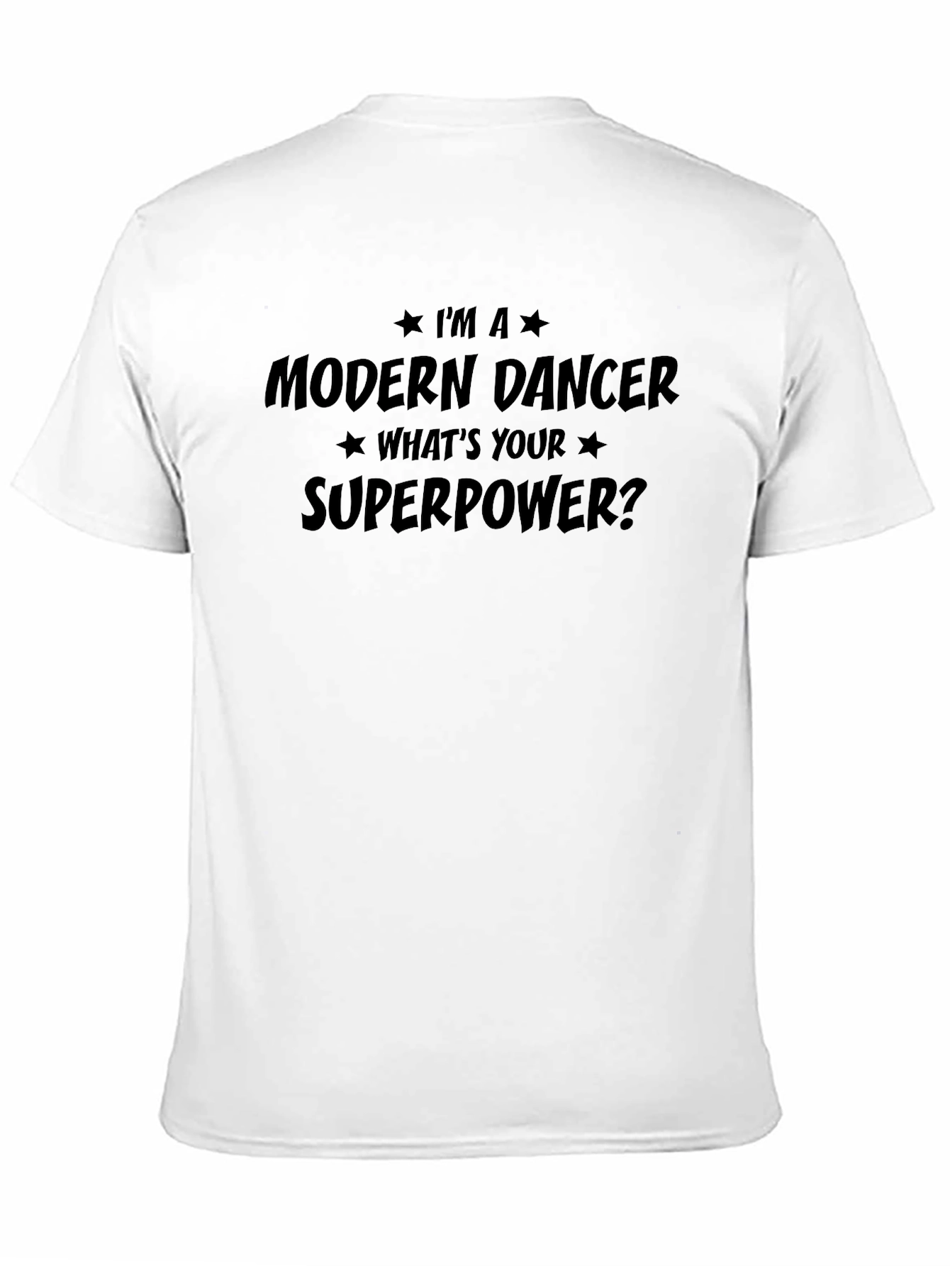 Black Modern Dancer Superpower T-Shirt - Black view 11