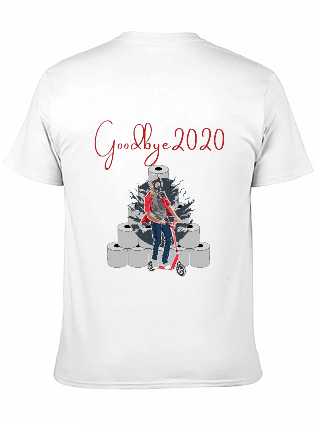 Black Goodbye 2020 Pandemic T-Shirt view 11