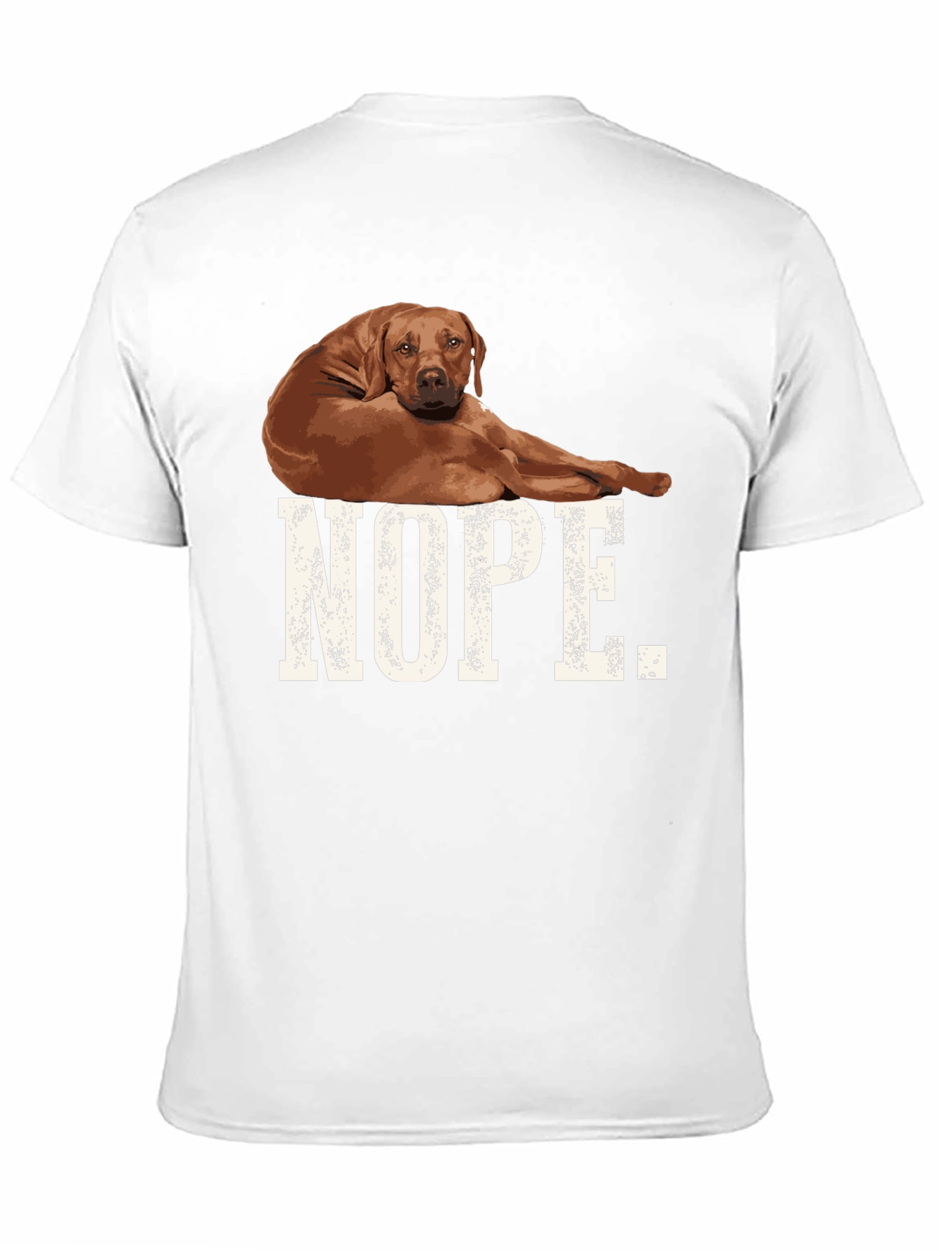 Black Nope Dog Graphic T-Shirt Black view 11