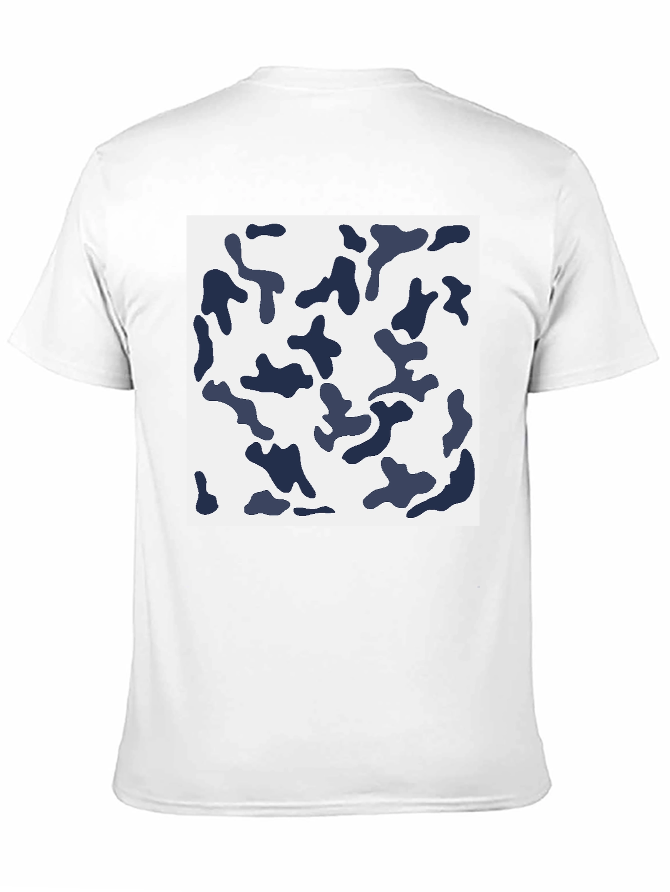 Black Cool Camo Graphic Tee - Men's Black Cotton T-Shirt view 11