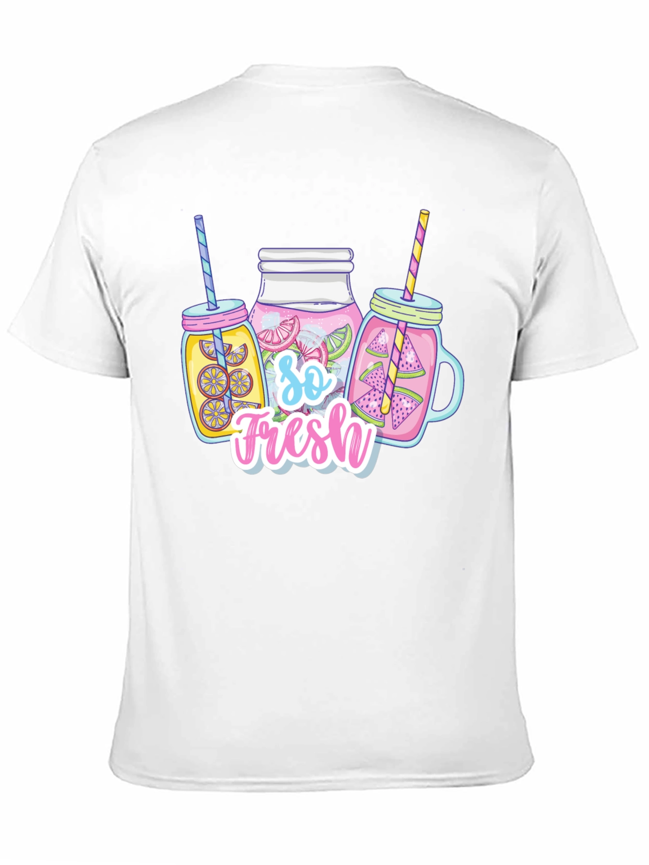 Black So Fresh Summer Drink T-Shirt view 11