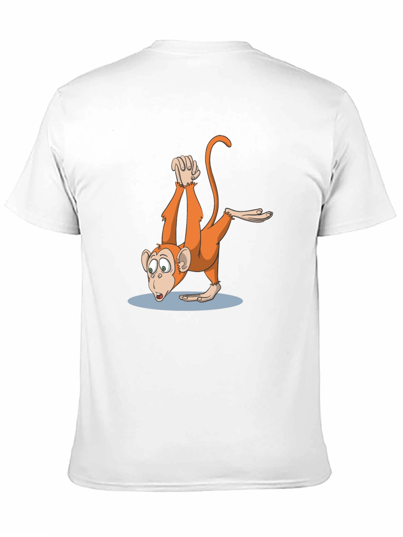 Black Monkey Cartoon Graphic Tee - Black view 11