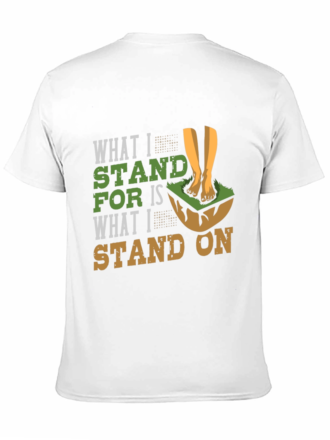 Black What I Stand For Graphic Tee view 11