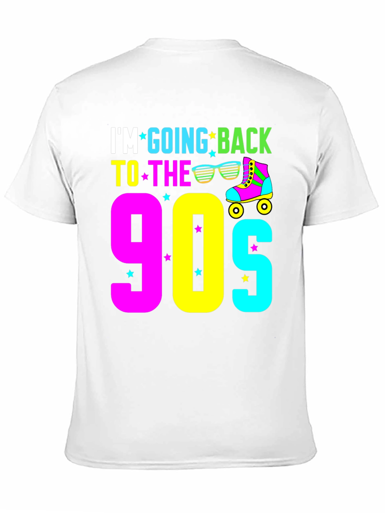 Black 90s Throwback T-Shirt view 11