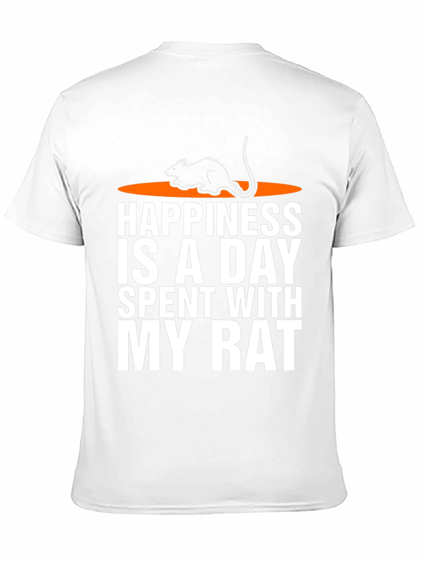 Black Happiness is a Day Spent with My Rat T-Shirt view 11