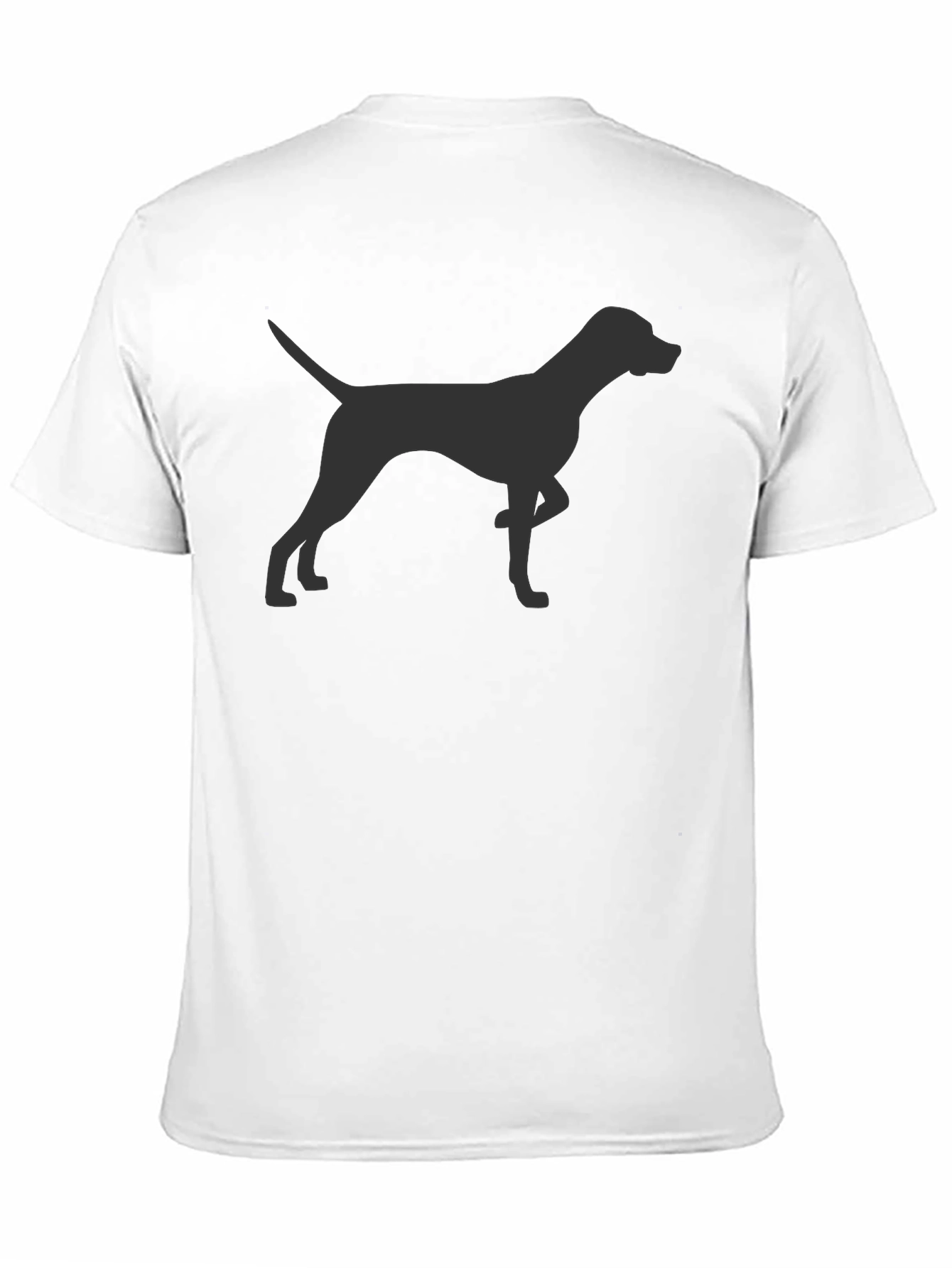 Black Black Dog Silhouette Graphic Tee view 11