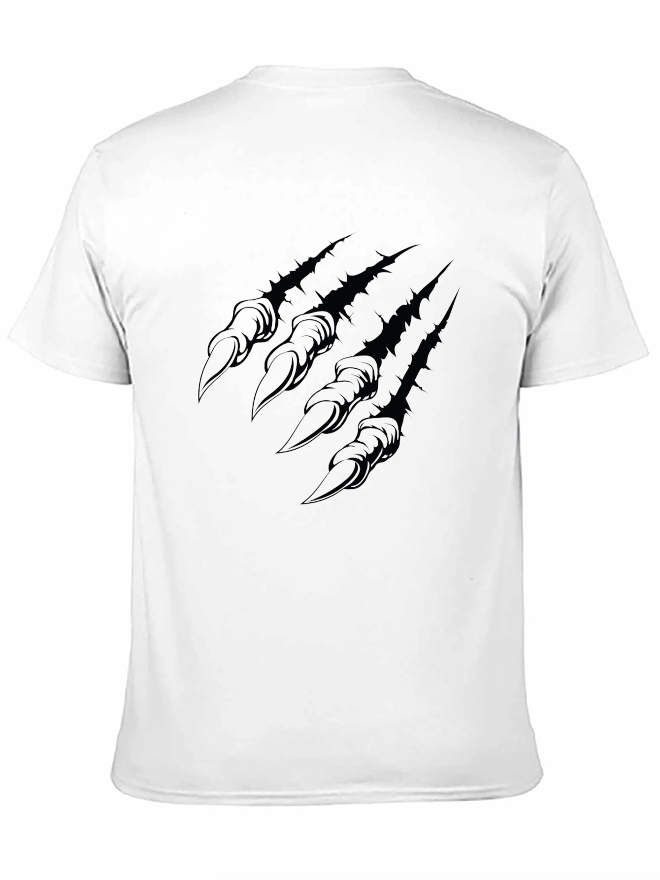 Black Claw Scratch Graphic Print T-Shirt view 11