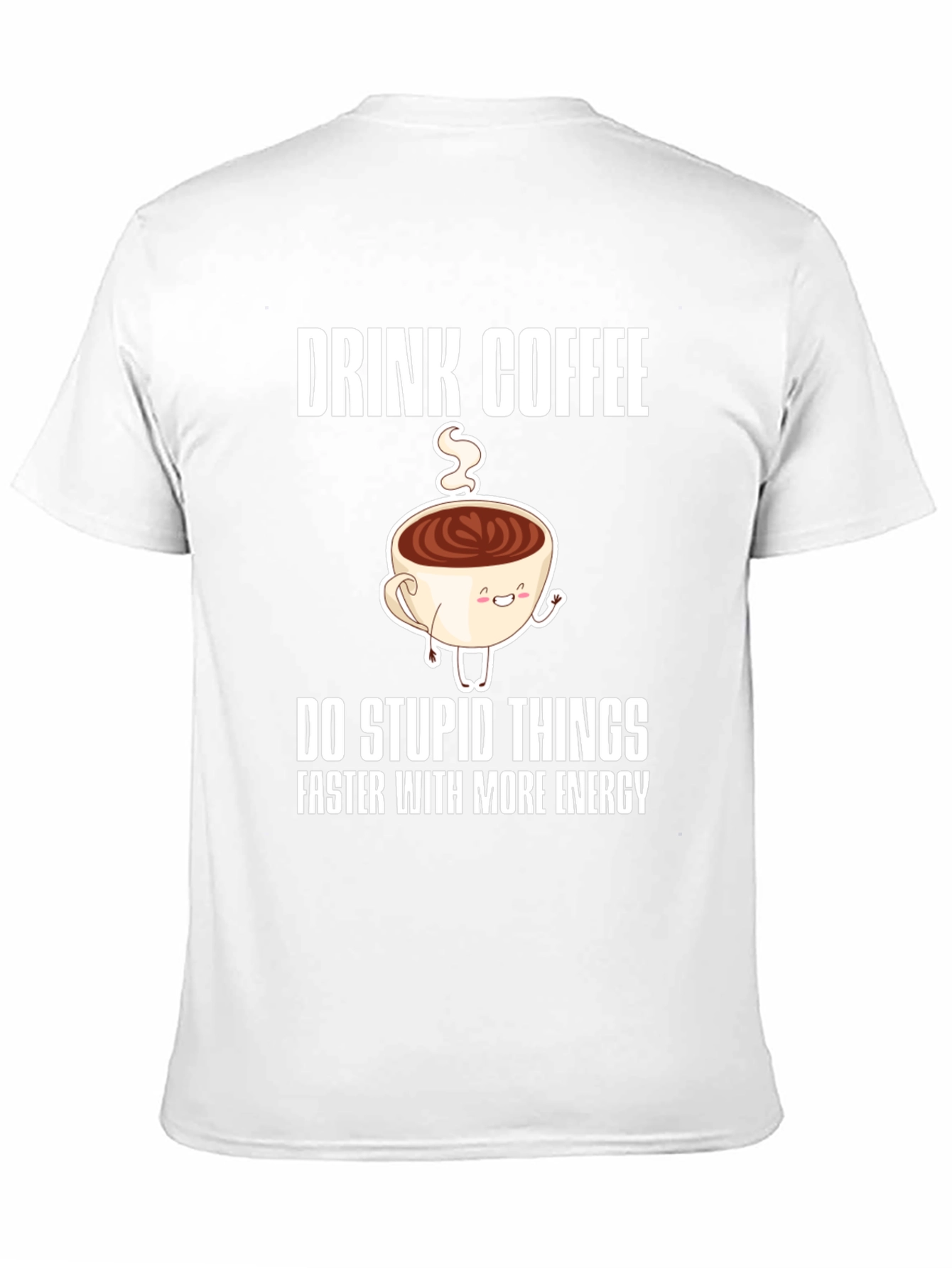 Black Drink Coffee Funny Graphic Tee view 11