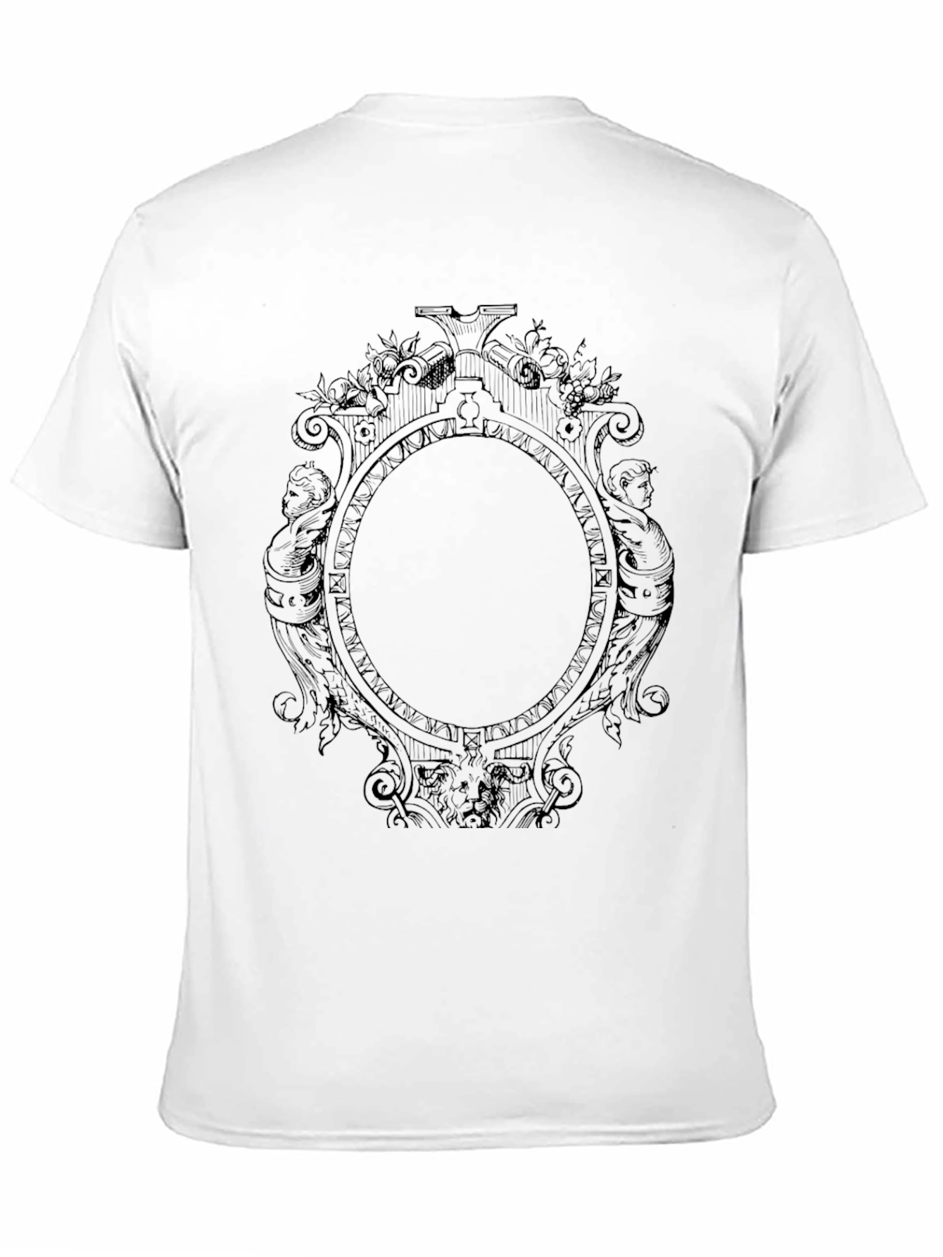 Black Vintage Framed Graphic Tee - Men's Black T-Shirt view 11