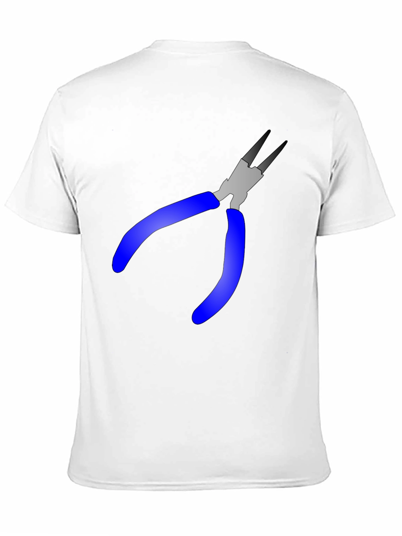 Black Pliers Graphic Tee - Black Cotton Blend T-Shirt view 11