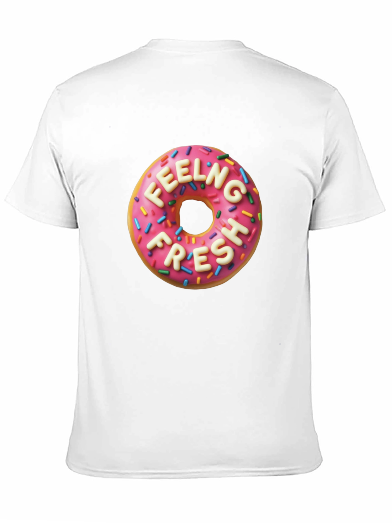 Black Feeling Fresh Donut Graphic Tee - Stylish & Comfortable view 11