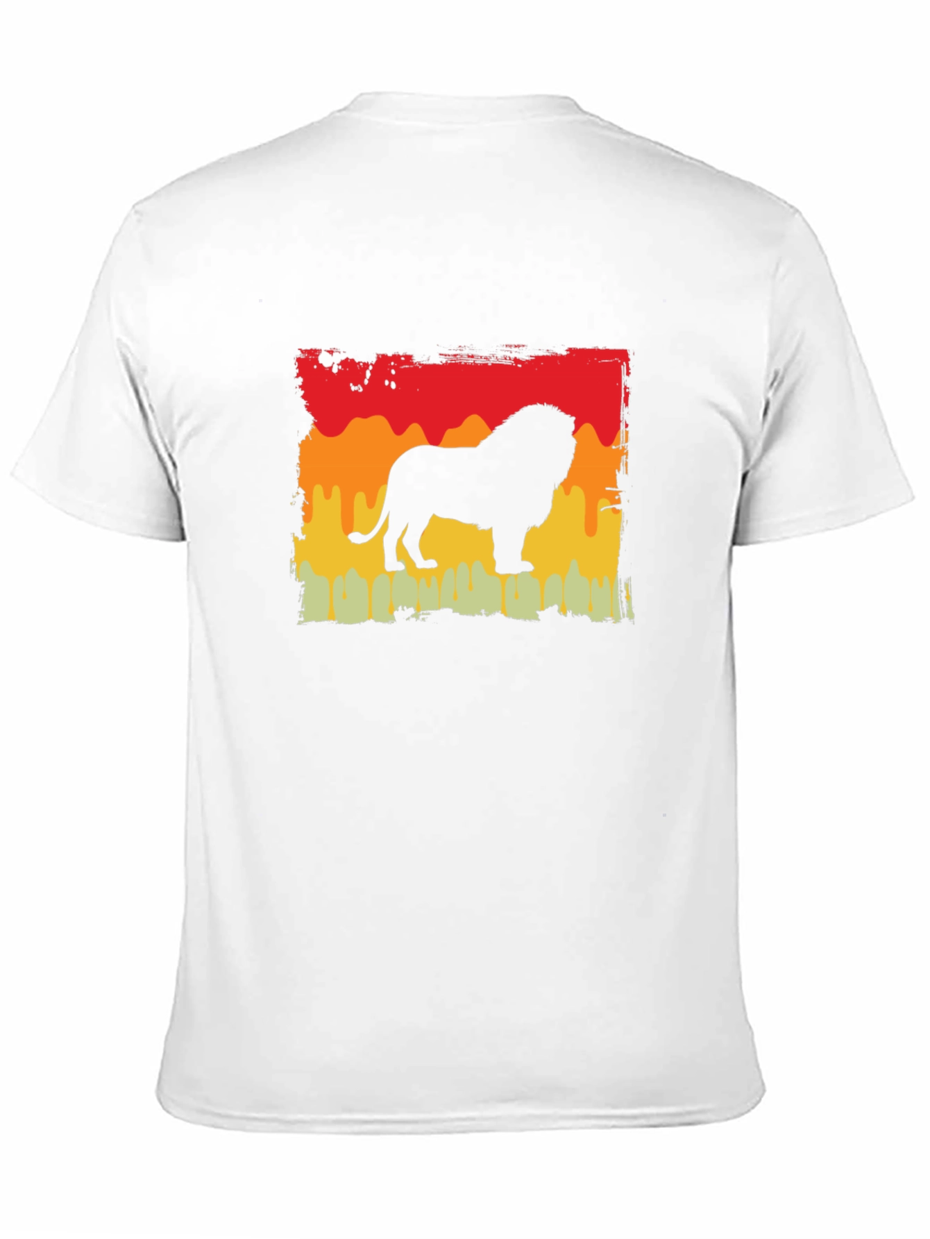 Black Retro Lion Graphic Tee - Classic Style view 11