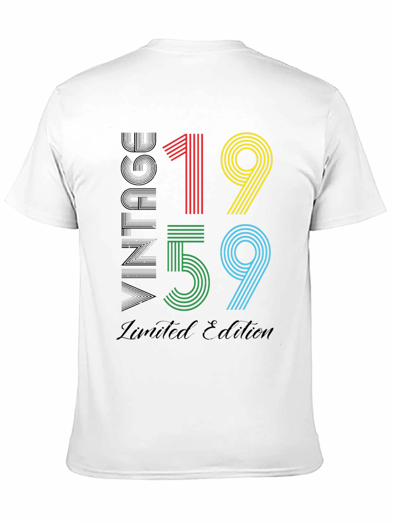 Black Vintage 1959 Limited Edition T-Shirt view 11
